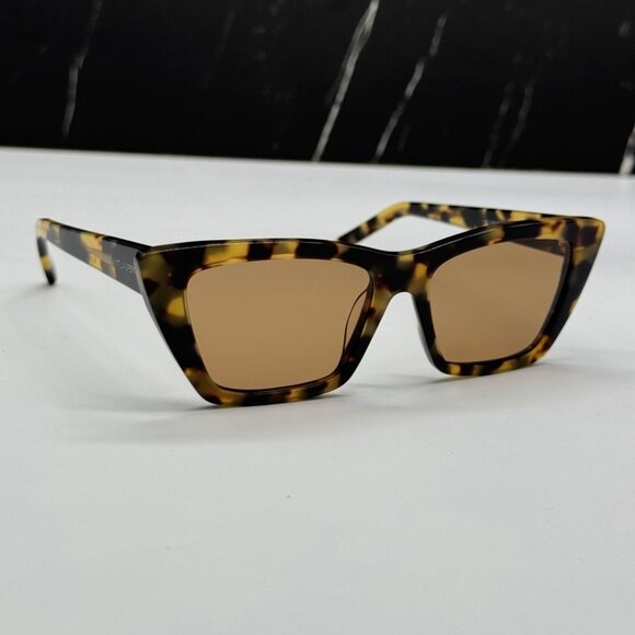 NEW SL276 MICA 037 SAINT LAURENT SUNGLASSES HAVANA EYEWEAR SAINT LAURENT SL 276 - Picture 6 of 13